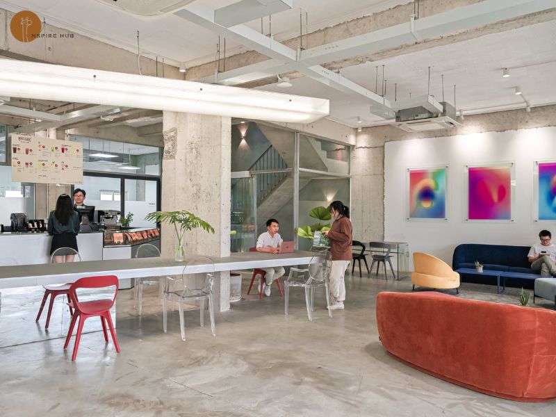 Thiết kế không gian chuẩn quốc tế đang là xu hướng mới của coworking space