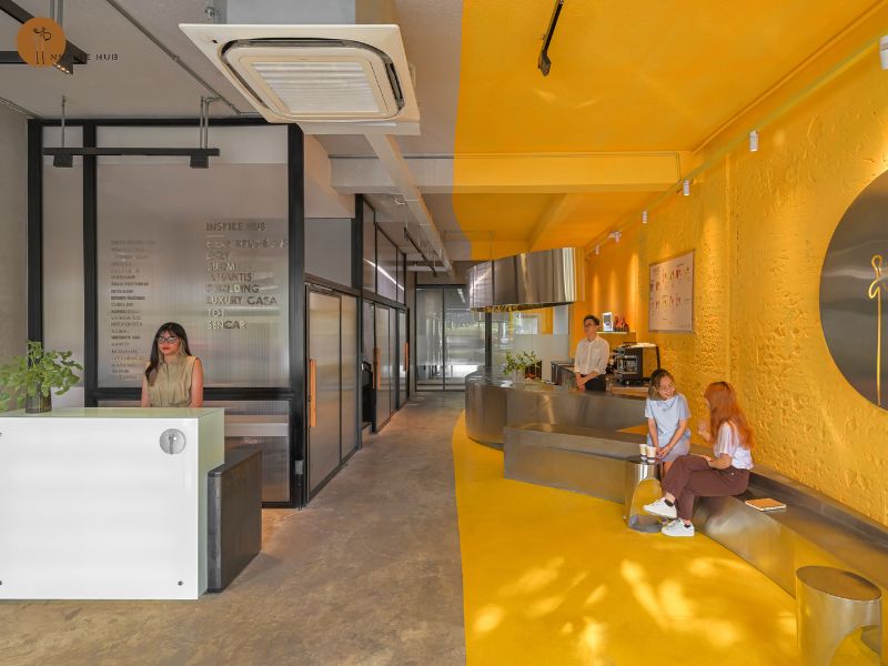 Reception area at Inspire Hub 1