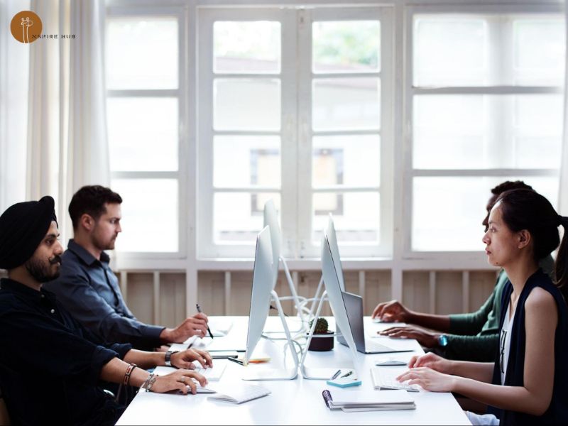 Coworking spaces with designated zones help improve focus