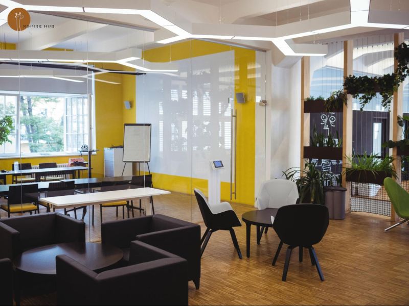 Renting office space at a coworking space is more cost-saving