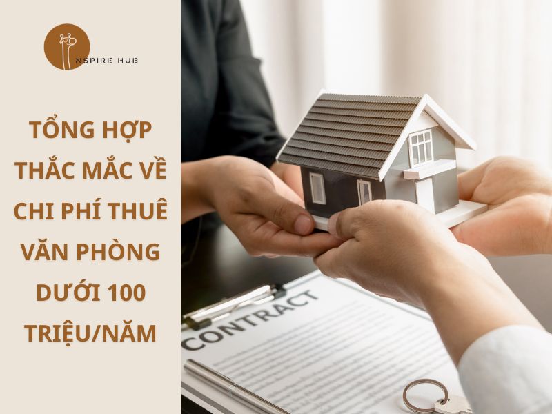 chi phí thuê văn phòng dưới 100 triệu