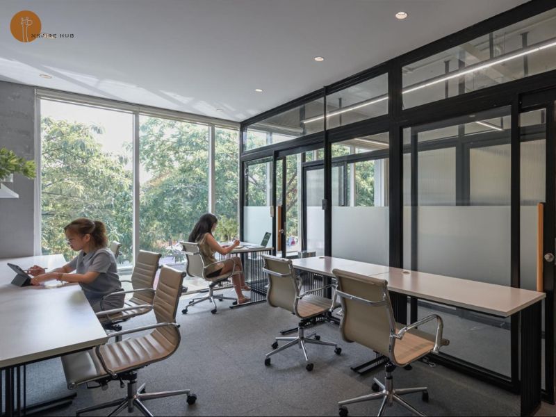 Văn phòng trong không gian coworking space