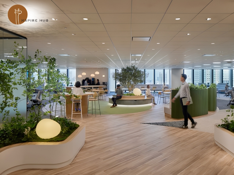 Văn phòng xanh (Green office) với ánh sáng tự nhiên