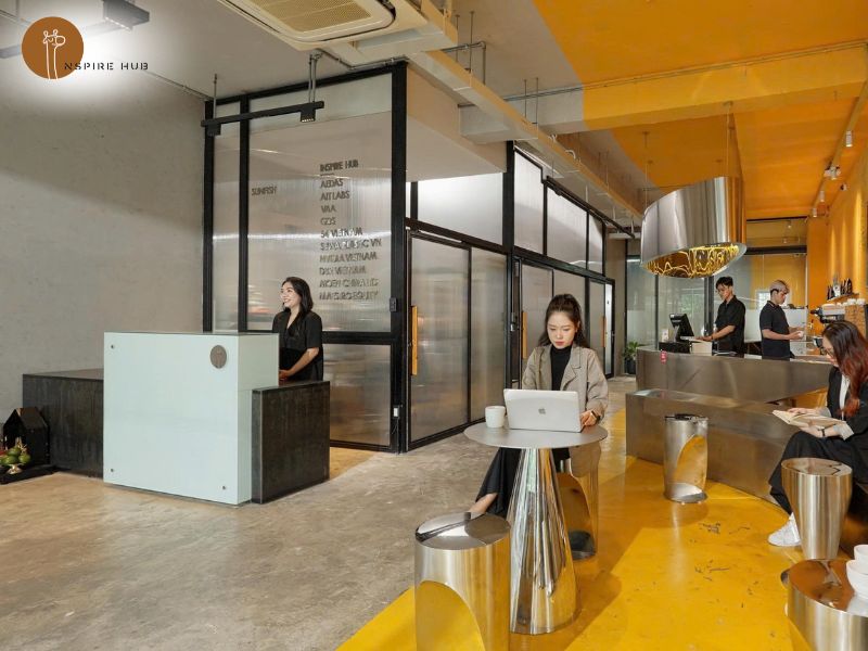 Reception area at Inspire Hub 1