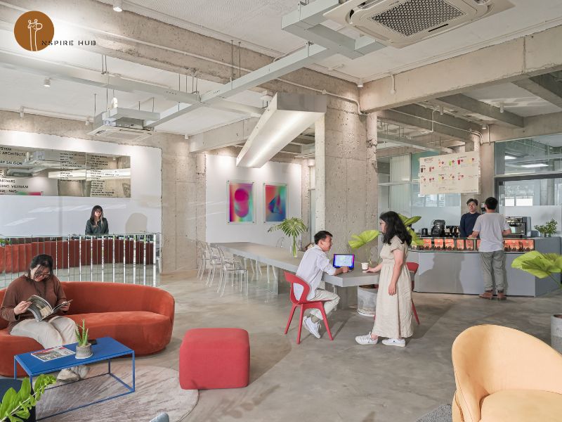 Reception area at Inspire Hub 2