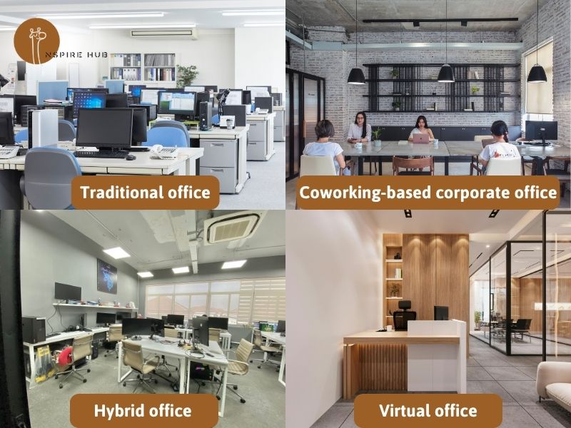 4 common layouts of corporate office