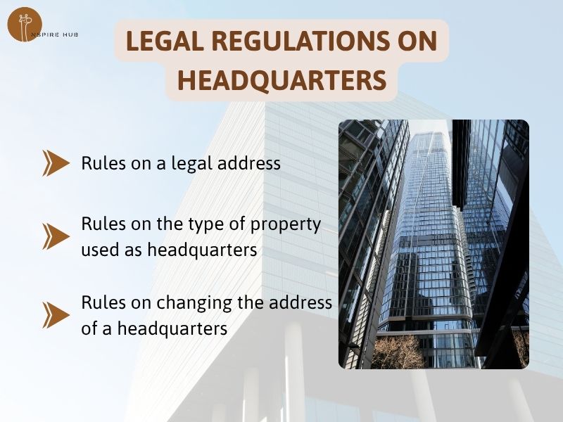 Some legal regulations on headquarters