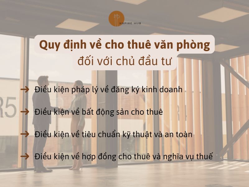 Quy định về cho thuê văn phòng đối với chủ đầu tư
